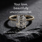 Elongated Cushion Cut Moissanite Engagement Ring, Twisted Band, Sterling Silver Solitaire