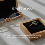 Oval Cut Lab Grown Emerald Snake Engagement Ring, Gothic Serpent Jewelry